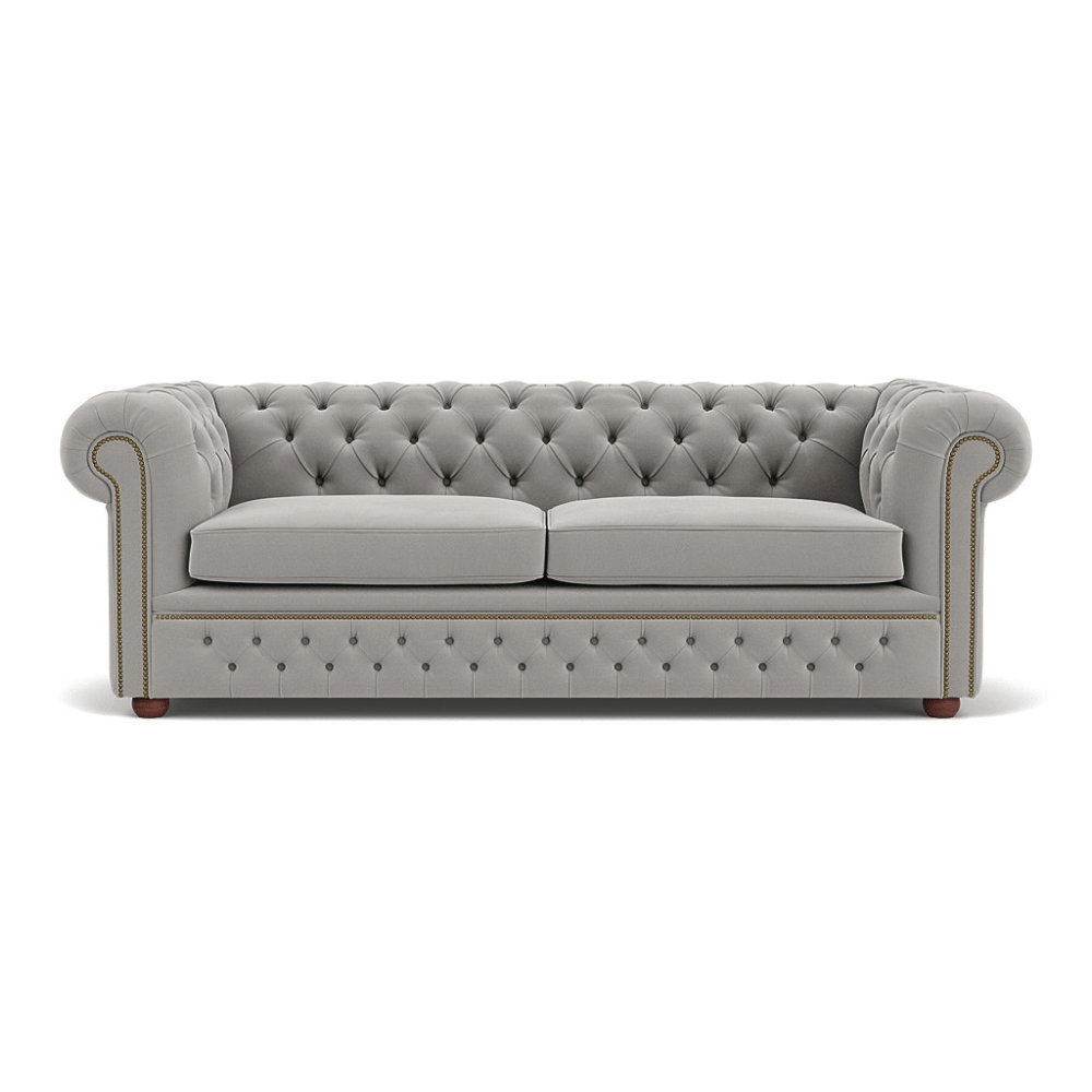 Grey with blush and brass
