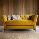 Blair Chesterfield Sofa in luxury Boucle Fabric.