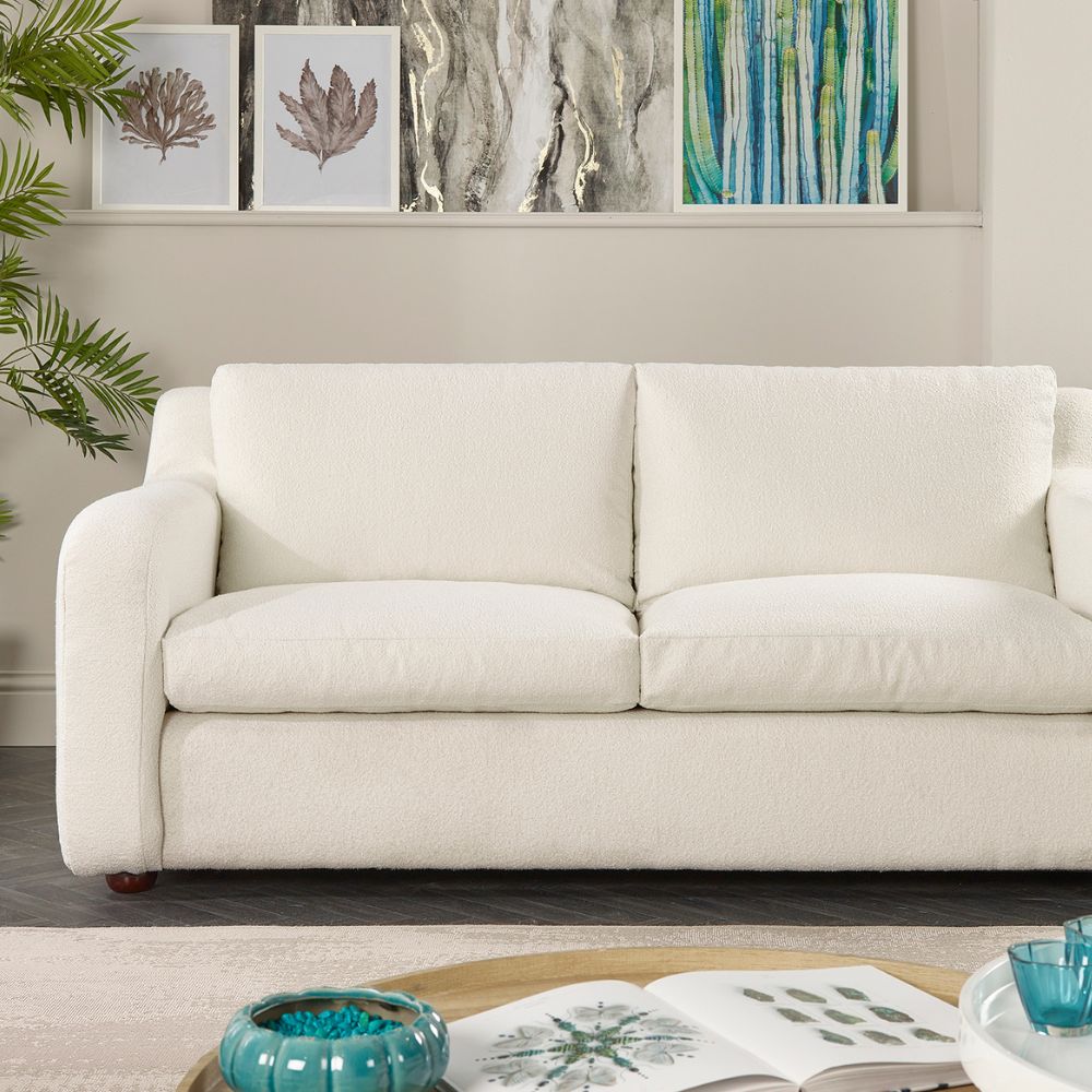 Photo of Wentworth 3-Seat Sofa in House Boucle Ivory (Price Band A)