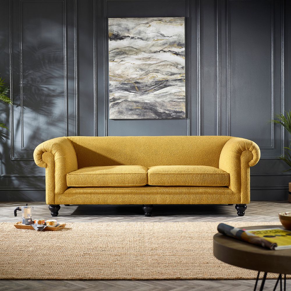 Photo of Northbank 3-Seat Sofa – Luxury Boucle Mustard (Price Band C)