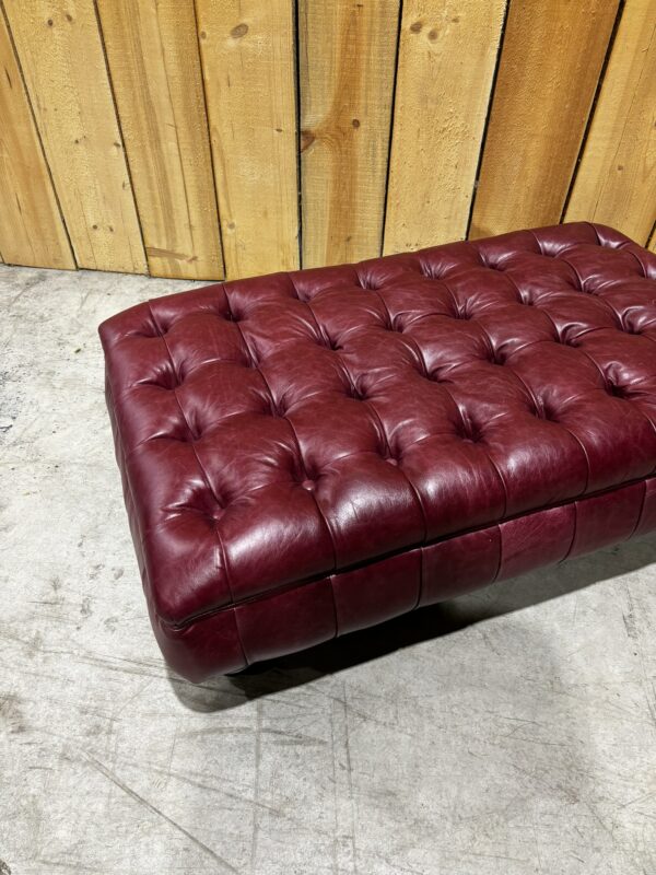 Marlborough Stool - Old English Burgundy - Image 6