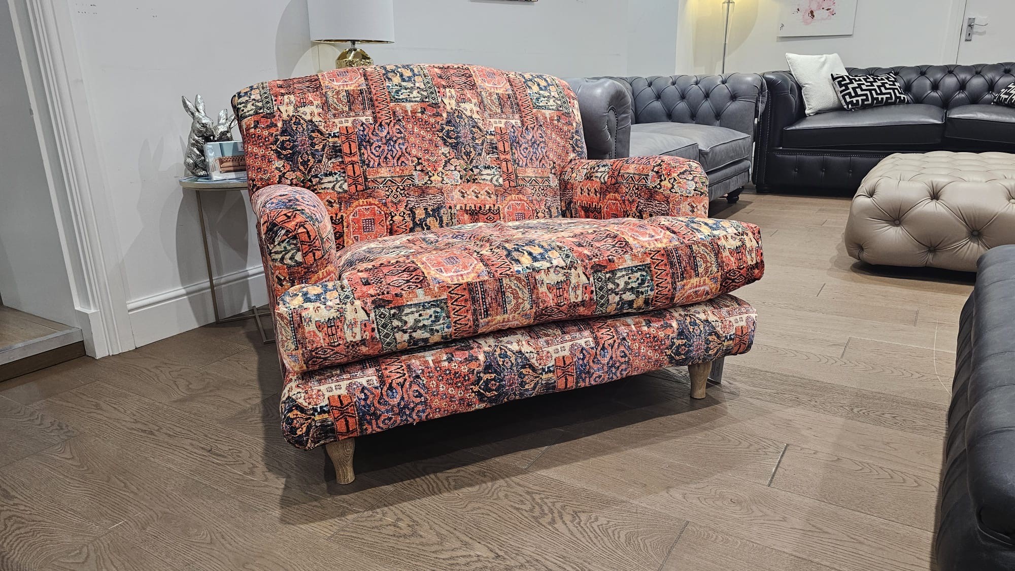 Photo of Hatfield Love Seat – Bespoke Linwood Paprika Omega (Band C)