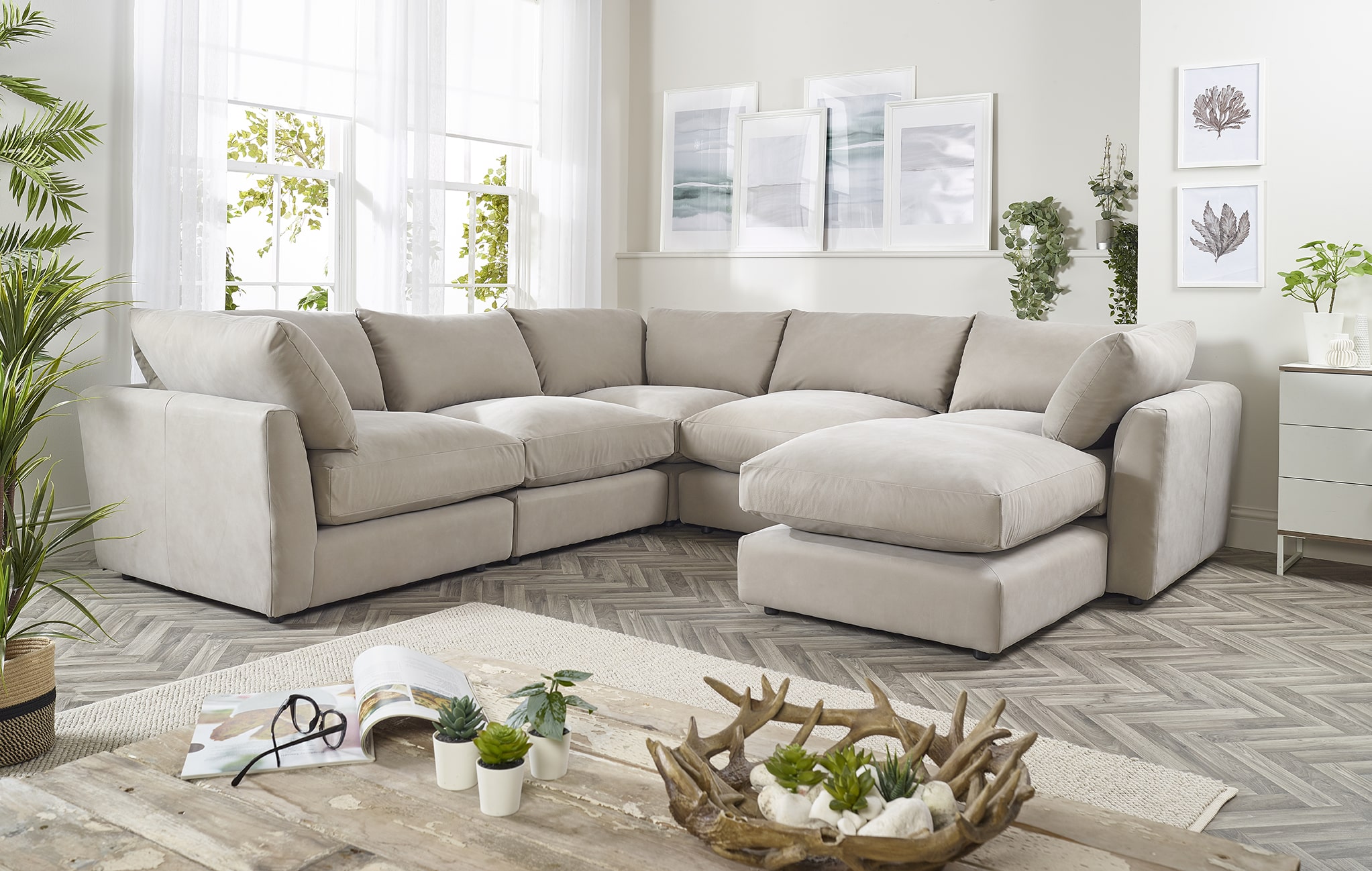 placing a corner chesterfield sofa
