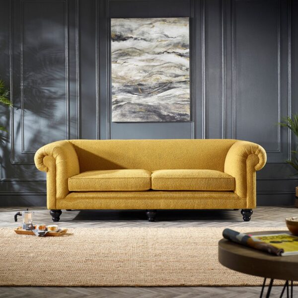 Northbank 3-Seat Sofa - Luxury Boucle Mustard (Price Band C)