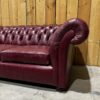 Wandsworth 2 Seat Chesterfield Sofa - Old English Burgundy (Band B) - Image 5