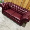 Wandsworth 2 Seat Chesterfield Sofa - Old English Burgundy (Band B) - Image 2