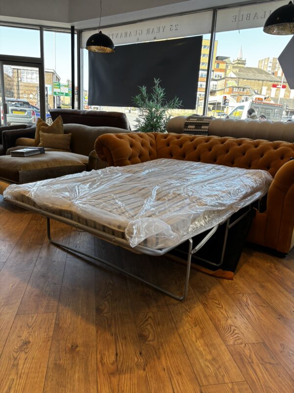 Wandsworth 2-Seat Sofa Bed in Omega Spice Velvet (Price Band C) - Image 7