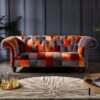 Camborne Patchwork Chesterfield Sofa