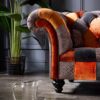Camborne Patchwork Chesterfield Sofa - Image 2