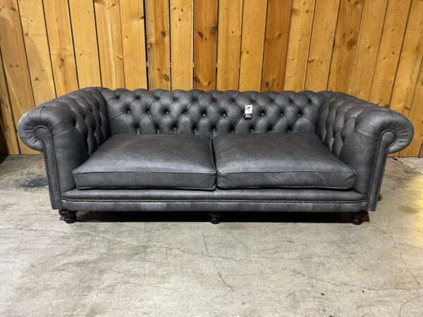 Quick Ship - Hampton 3 Seat Chesterfield  -  Renegade Anchor Leather - Image 2