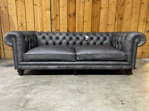 Quick Ship - Hampton 3 Seat Chesterfield  -  Renegade Anchor Leather - Image 8