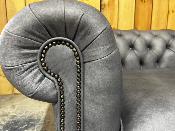 Quick Ship - Hampton 3 Seat Chesterfield  -  Renegade Anchor Leather - Image 3