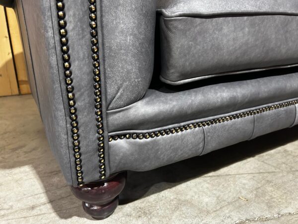 Quick Ship - Hampton 3 Seat Chesterfield  -  Renegade Anchor Leather - Image 4