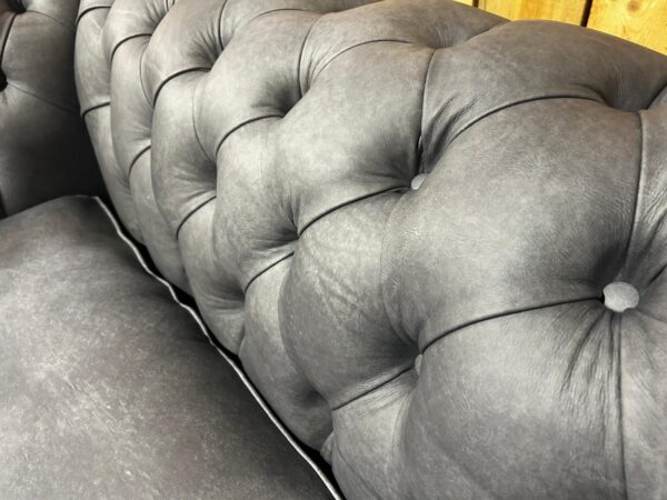 Quick Ship - Hampton 3 Seat Chesterfield  -  Renegade Anchor Leather - Image 10