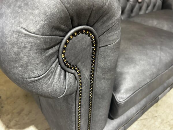 Quick Ship - Hampton 3 Seat Chesterfield  -  Renegade Anchor Leather - Image 5