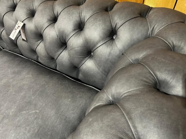 Quick Ship - Hampton 3 Seat Chesterfield  -  Renegade Anchor Leather - Image 12