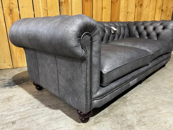 Quick Ship - Hampton 3 Seat Chesterfield  -  Renegade Anchor Leather - Image 7