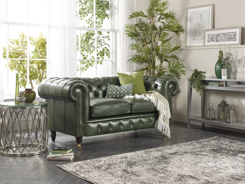 style chesterfield chaise sofa
