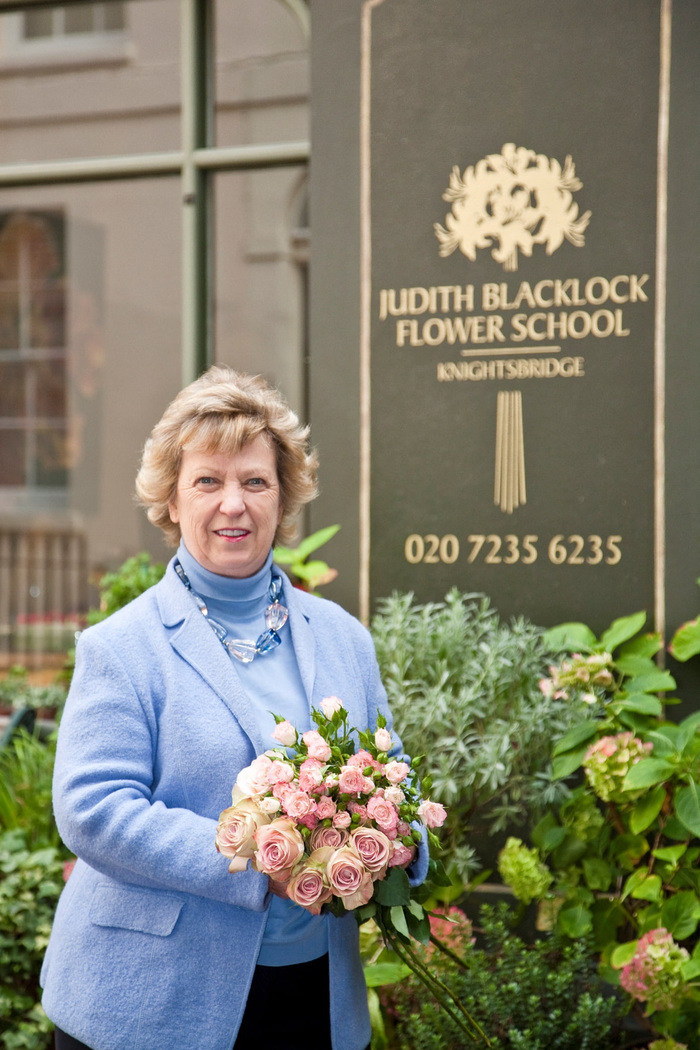 Judith Blacklock and pretty flower bouquet